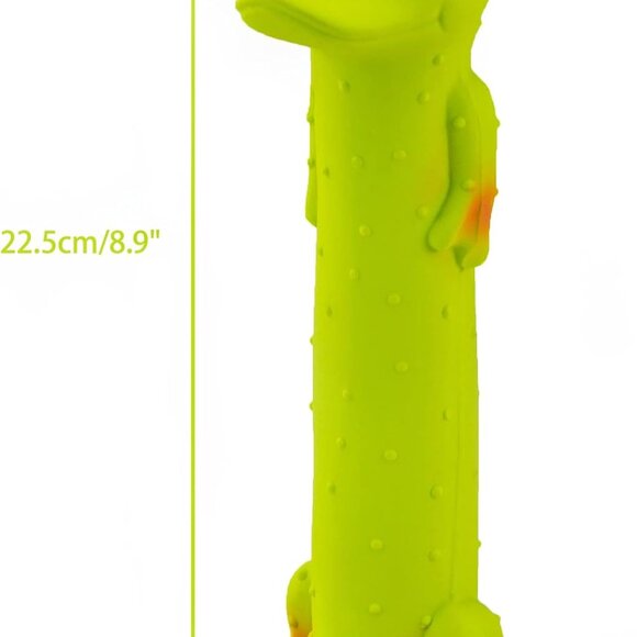 3 Pack 9" Squeaky Latex Dog Toys Standing Stick Animal Puppy Fetch Interactive P - Picture 6 of 10